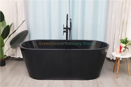 Greengoods Tub Factory Bañera independiente de plástico ovalada pequeña 140