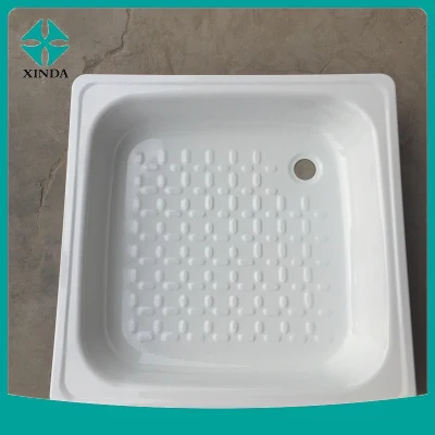 Plato de ducha semicircular de acero esmaltado Plato de ducha con base de ducha